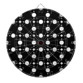 Cible De Fléchettes Points blancs, Motif à pois, Points, Pois (Devant)