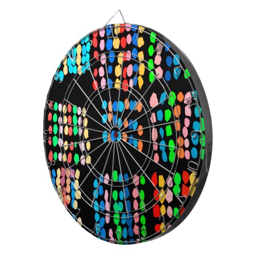 Cible De Fléchettes Points colorés (Devant droit)