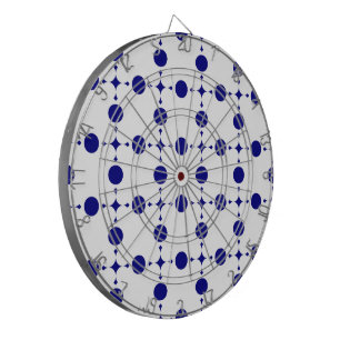 Cible De Fléchettes Points de bleu marine, Motif à pois, Pois