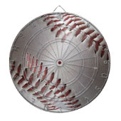 Cible De Fléchettes Points de suture de baseball abstraits (Devant)
