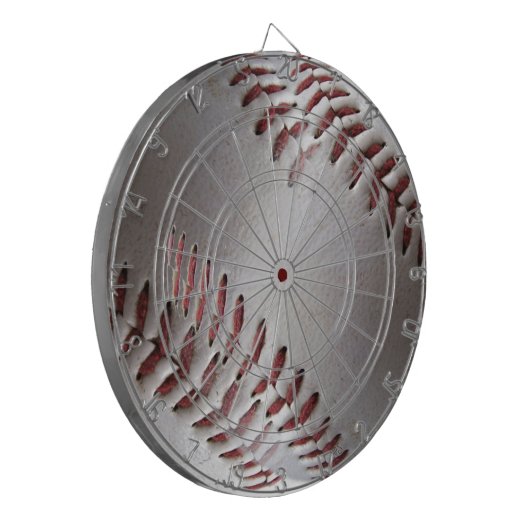 Cible De Fléchettes Points de suture de baseball abstraits (Devant gauche)