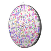 Cible De Fléchettes Points en rose (Devant droit)