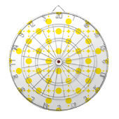 Cible De Fléchettes Points jaunes, Motif à pois, Points, Pointillé (Devant)