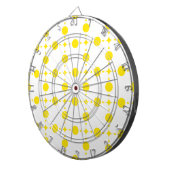 Cible De Fléchettes Points jaunes, Motif à pois, Points, Pointillé (Devant droit)
