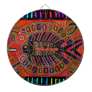 Cible De Fléchettes Poisson volant Cuna Indian Mola