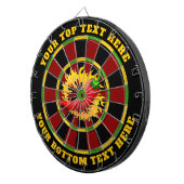 Cible De Fléchettes Poivre chaud avec flamme (Devant droit)