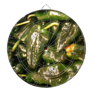 Cible De Fléchettes Poivrons Jalapeno séchés