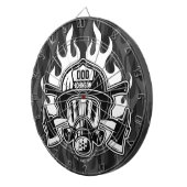 Cible De Fléchettes Pompier Secouru sur mesure Station du service d'in (Devant droit)