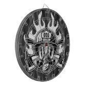 Cible De Fléchettes Pompier Secouru sur mesure Station du service d'in (Devant gauche)