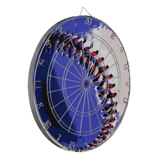 Cible De Fléchettes Pop Art Baseball (Devant gauche)