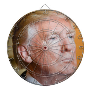 Cible De Fléchettes Portrait de Donald Trump