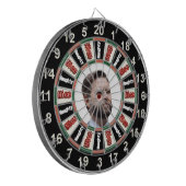 Cible De Fléchettes Portrait de JD Vance commission de fléchettes poli (Devant gauche)