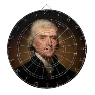 Cible De Fléchettes Portrait de Thomas Jefferson (par Rembrandt Peale)