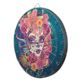 Cible De Fléchettes Portrait d'une couronne de fleurs (Devant droit)