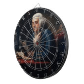 Cible De Fléchettes Portrait en miniature, Benjamin Franklin Père fond (Devant droit)