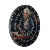 Cible De Fléchettes Portrait en miniature, Benjamin Franklin Père fond (Devant gauche)