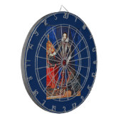 Cible de flechettes Portrait médiévale (Devant gauche)