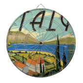 Cible De Fléchettes Poster italien vintage (Devant)