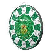 Cible De Fléchettes Pot d'or et texte (Devant droit)