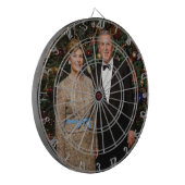 Cible De Fléchettes Président George Bush, Laura Christmas Maison Blan (Devant gauche)