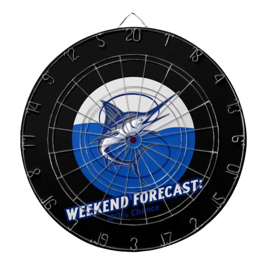 Cible De Fléchettes Prévisions de week-end 100% de chances (Devant)