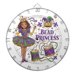 Cible De Fléchettes Princesse de Perles - Mardi Gras