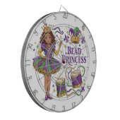 Cible De Fléchettes Princesse de Perles - Mardi Gras (Devant gauche)