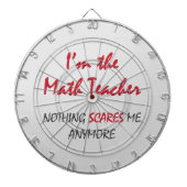 Cible De Fléchettes Professeur de maths (Devant)