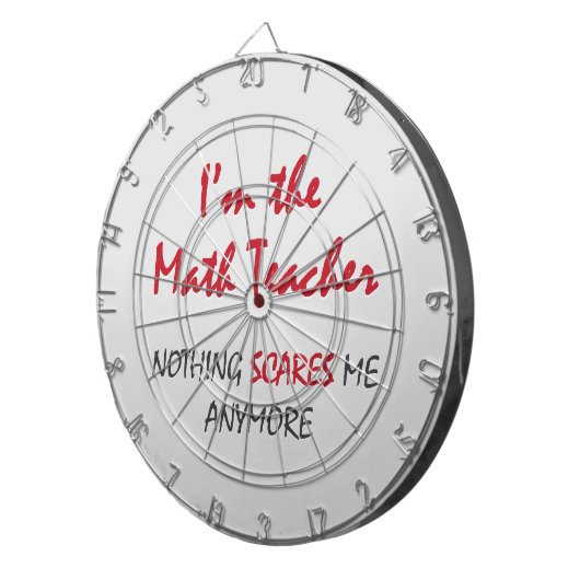 Cible De Fléchettes Professeur de maths (Devant droit)