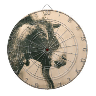 Cible De Fléchettes Profil de chèvre