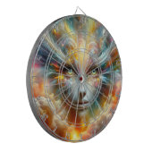 Cible De Fléchettes Profil de Fantasy Lady sur tableau InkDart (Devant gauche)