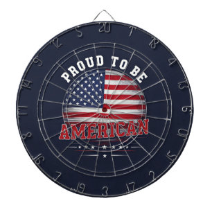 Cible De Fléchettes Proud to be American