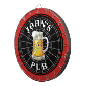 Cible De Fléchettes Pub de bière personnalisé (Devant droit)