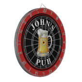 Cible De Fléchettes Pub de bière personnalisé (Devant gauche)
