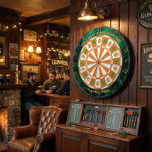 Cible De Fléchettes Pub irlandais Shamrocks & Celtic Knots 