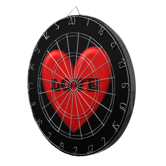 Cible De Fléchettes Puffy Heart (Devant droit)