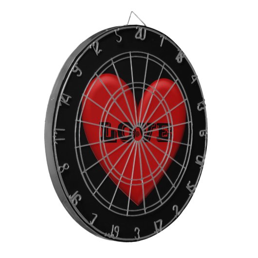 Cible De Fléchettes Puffy Heart (Devant gauche)