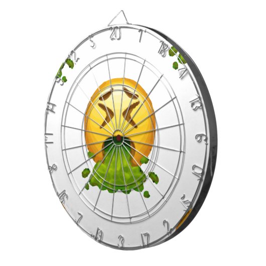 Cible De Fléchettes puking émoji (Devant droit)