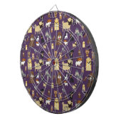 Cible De Fléchettes purple backgrogs dogs (Devant droit)