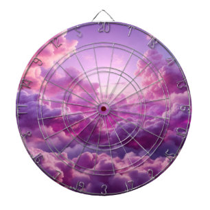 Cible de fléchettes Purple Cloud