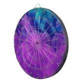 Cible De Fléchettes Purple et Blue Digital Smoke (Devant droit)