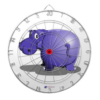 Cible De Fléchettes Purple Hippo Dart Board