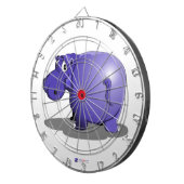 Cible De Fléchettes Purple Hippo Dart Board (Devant droit)