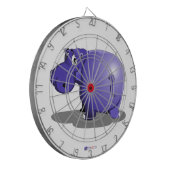 Cible De Fléchettes Purple Hippo Dart Board (Devant gauche)