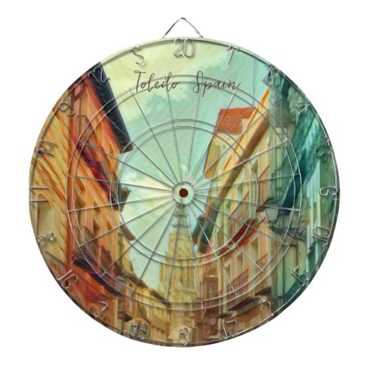 Cible De Fléchettes Puzzle Espagne Ville de Tolède (Devant)