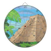 Cible De Fléchettes Pyramide aztèque (Devant)