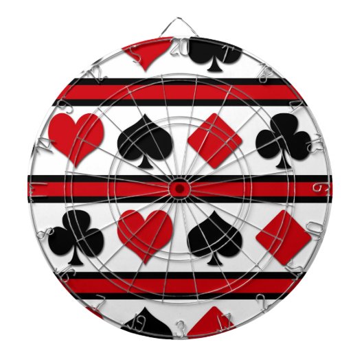 Cible De Fléchettes Quatre combinaisons de cartes (Devant)