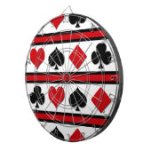 Cible De Fléchettes Quatre combinaisons de cartes (Devant droit)