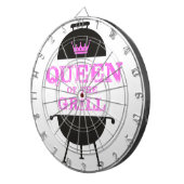 Cible De Fléchettes Queen Of The Grill, Couronne Rose (Devant droit)