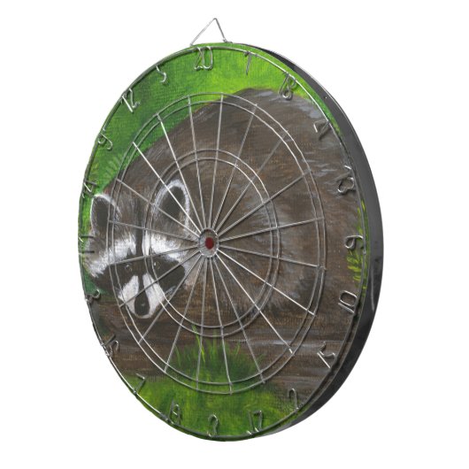 Cible De Fléchettes Raccoon (Devant droit)